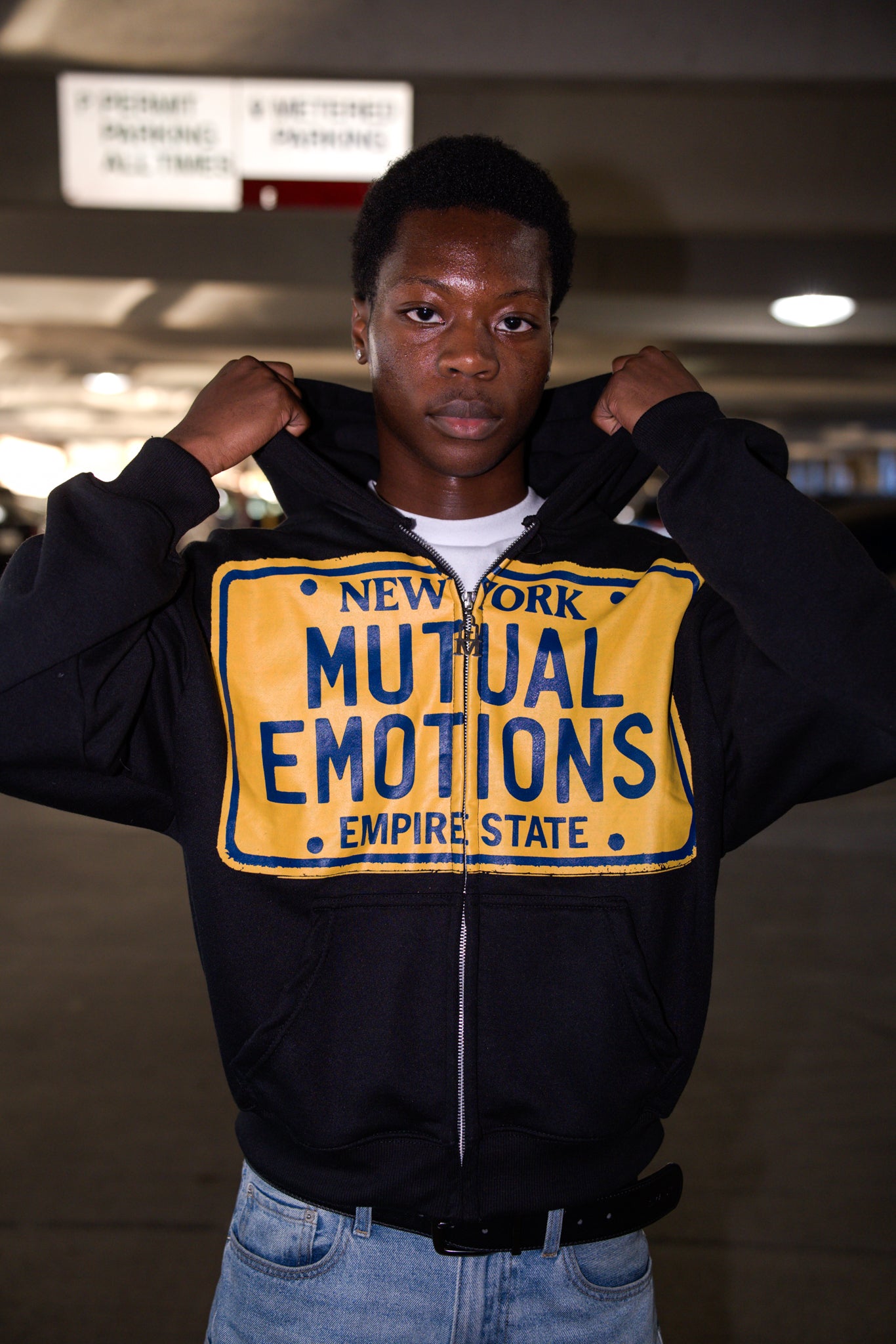 License Plate Zip Up